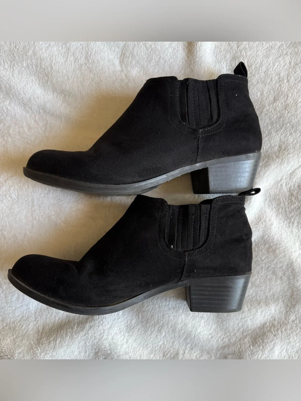 Torrid Black Suede Ankle Booties